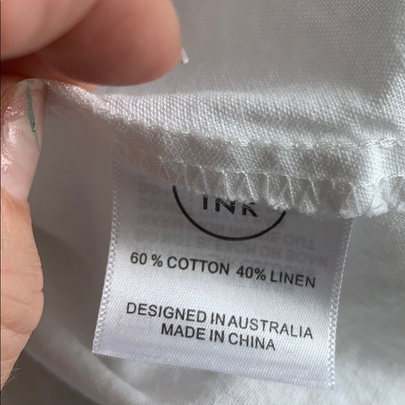 Tee Ink 2 white ruffled off shoulder - Picture 5 of 6